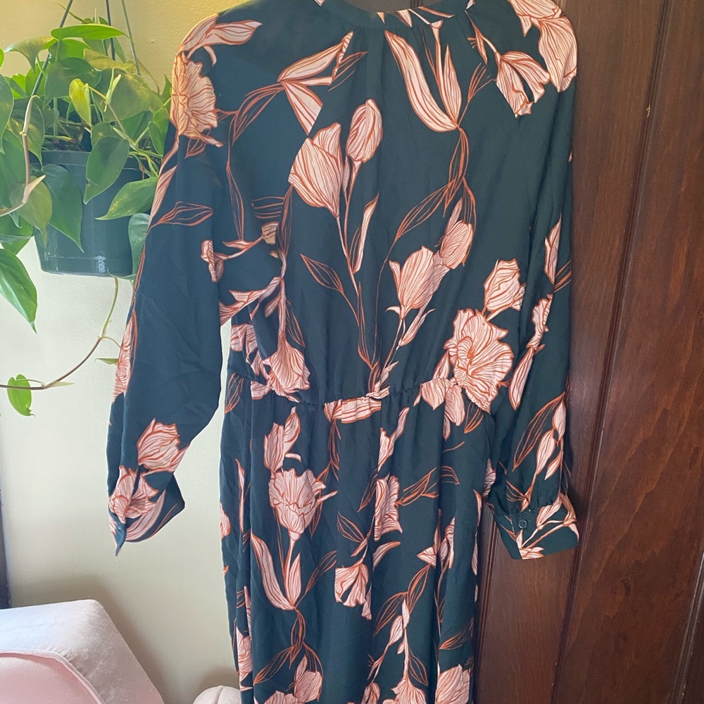 A New Day green floral dress